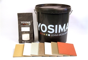 Yosima design leempleister in basis kleuren